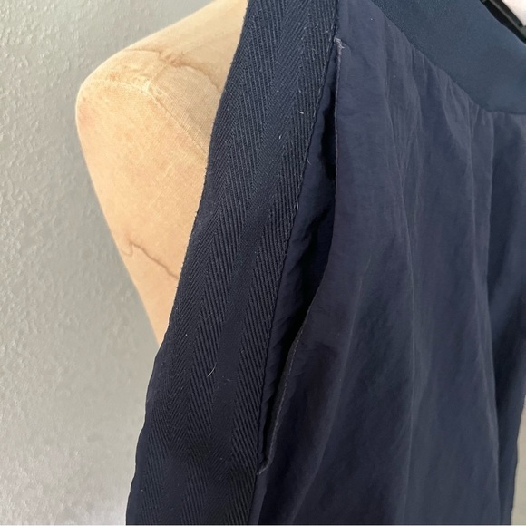 ADIDAS ORIGINALS sz M Navy Blue Culottes Long Shorts Pants BK6061 - Picture 9 of 12